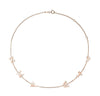 Necklace with Letters Necklace mydiamond.ca 14K Rose Gold 6 Left + Right