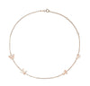 Necklace with Letters Necklace mydiamond.ca 14K Rose Gold 4 Left + Right
