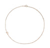 Necklace with Letters Necklace mydiamond.ca 14K Rose Gold 1 Right
