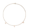 Necklace with Letters - Center Necklace Mydiamond 14K Rose Gold 3