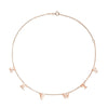 Necklace with Letters - Center Necklace Mydiamond 14K Rose Gold 6