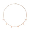 Necklace with Letters - Center Necklace Mydiamond 14K Rose Gold 6