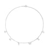 Necklace with Letters - Center Necklace Mydiamond 14K White Gold 6