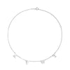 Necklace with Letters - Center Necklace Mydiamond 14K White Gold 4