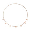 Necklace with Letters - Center Necklace Mydiamond 14K Rose Gold 7