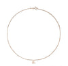 Necklace with Letters - Center Necklace Mydiamond 14K Rose Gold 1