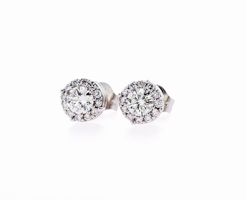 Noa Halo Earring (0.47Ctw) - mydiamond.ca