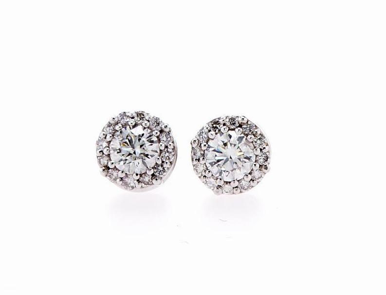 Noa Halo Earring (0.72Ctw) - mydiamond.ca