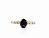 Oprah With Oval Sapphire Ring (1.16Ctw) - mydiamond.ca