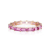 Pink Sapphire Baguette Eternity Ring - mydiamond.ca