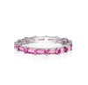 Pink Sapphire Baguette Eternity Ring - mydiamond.ca