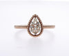 Promise Ring Cluster Pearshape Rings Mydiamond