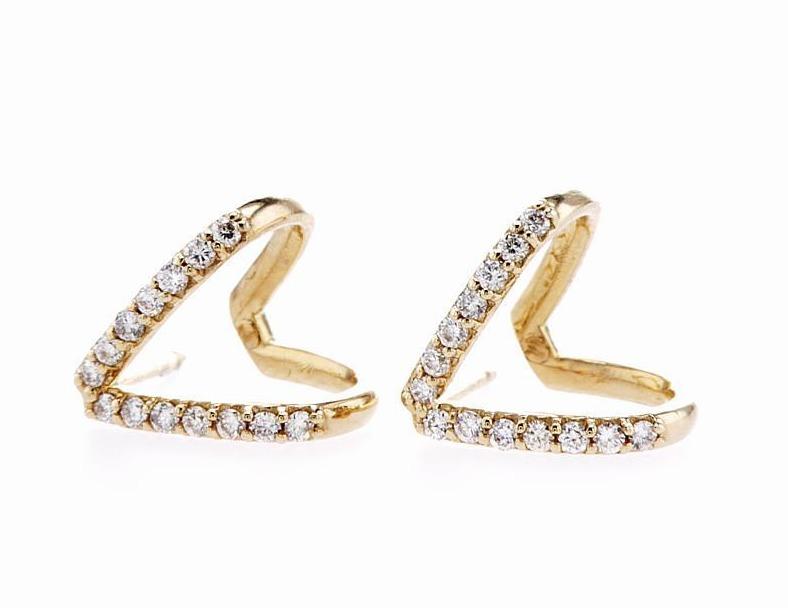 Riley Split Earring (0.18Ctw) - mydiamond.ca