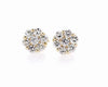 Rose Cluster Earring (0.93Ctw) - mydiamond.ca