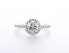 Round Brilliant Halo Engagement Ring (1.39Ctw) - mydiamond.ca