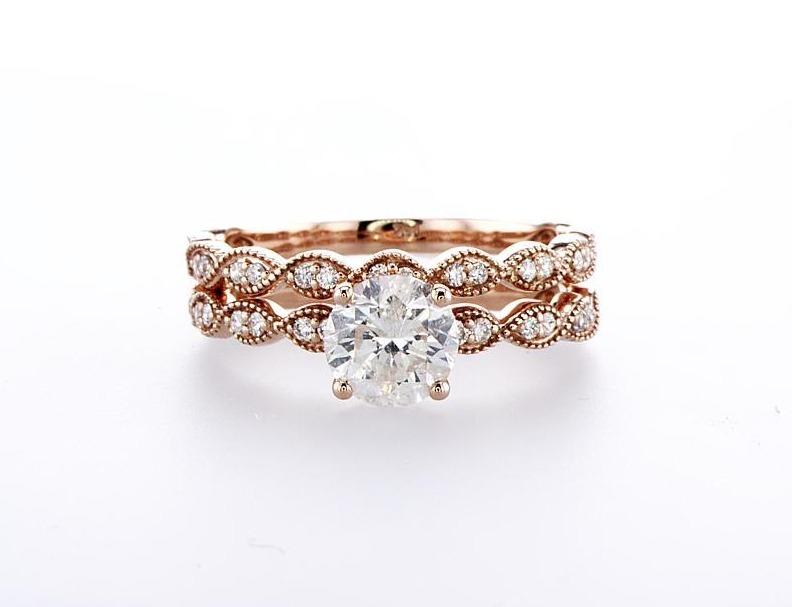 Serenitys Bridal Set (1.25Ctw) - mydiamond.ca