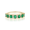 Seven Emerald and Diamond Ring - mydiamond.ca