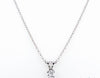 Solitaire Diamond Pendant (0.10Ctw) - mydiamond.ca
