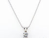 SOLITAIRE DIAMOND PENDANT (0.25CTW) Necklace Mydiamond 14K WHITE GOLD