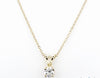 SOLITAIRE DIAMOND PENDANT (0.25CTW) Necklace Mydiamond 14K YELLOW GOLD