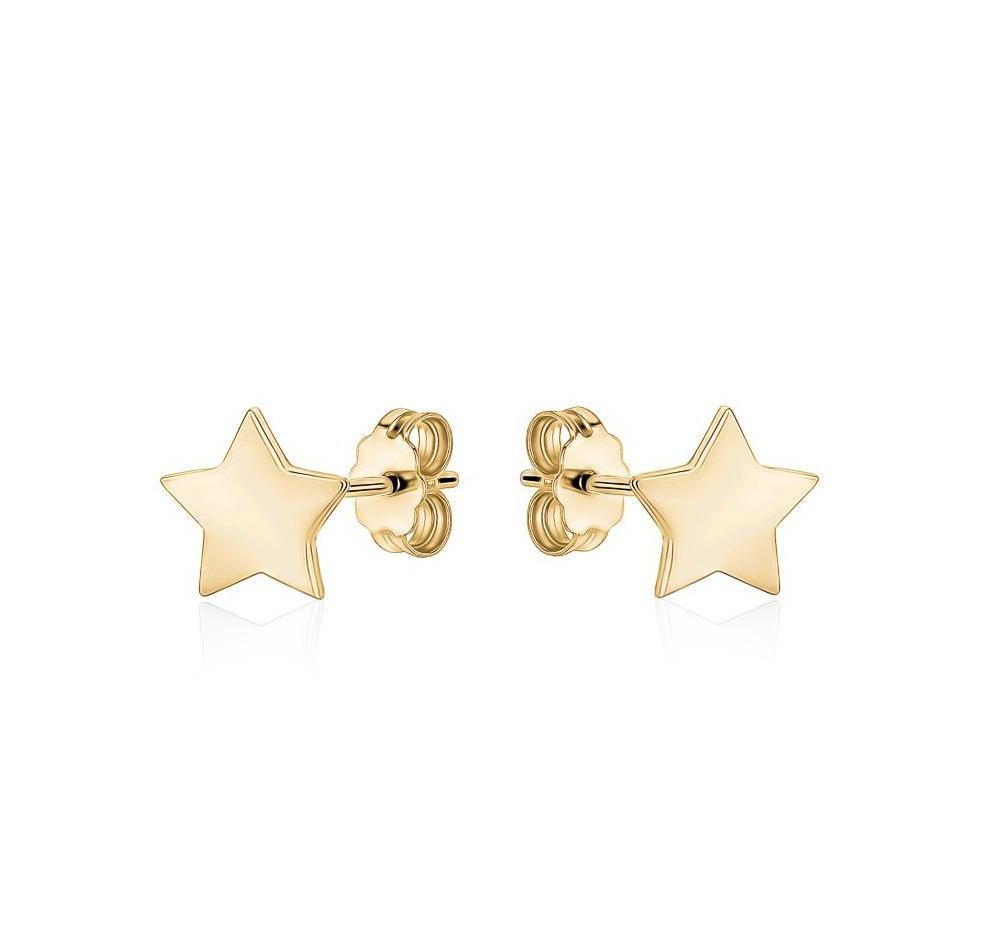 Star Stud Earrings Earrings mydiamond.ca 14K Yellow Gold