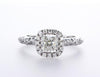 SWIRL CUSHION HALO ENGAGEMENT RING (1.54CTW) Rings Mydiamond 14K White Gold 3.5