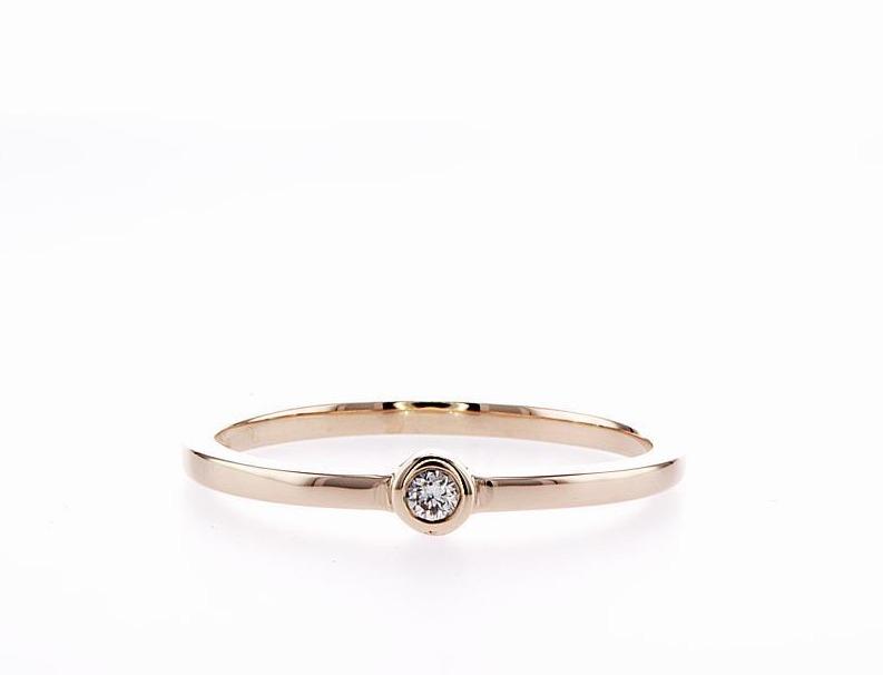 TANGO RING (0.04CTW) Rings Mydiamond 14K Rose Gold 3.5