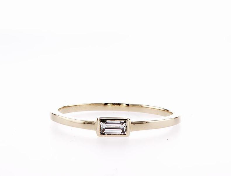 TANGO RING (0.15CTW) Rings Mydiamond 14K Yellow Gold 3.5