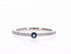 TANGY TOPAZ RING (0.21CTW) Rings Mydiamond 14K White Gold 3.5