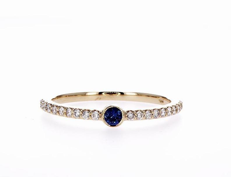 TANGY TOPAZ RING (0.21CTW) Rings Mydiamond 14K Yellow Gold 3.5