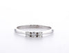 THREE STONE DIAMOND RING (0.25CTW) Rings Mydiamond 14K White Gold 3.5