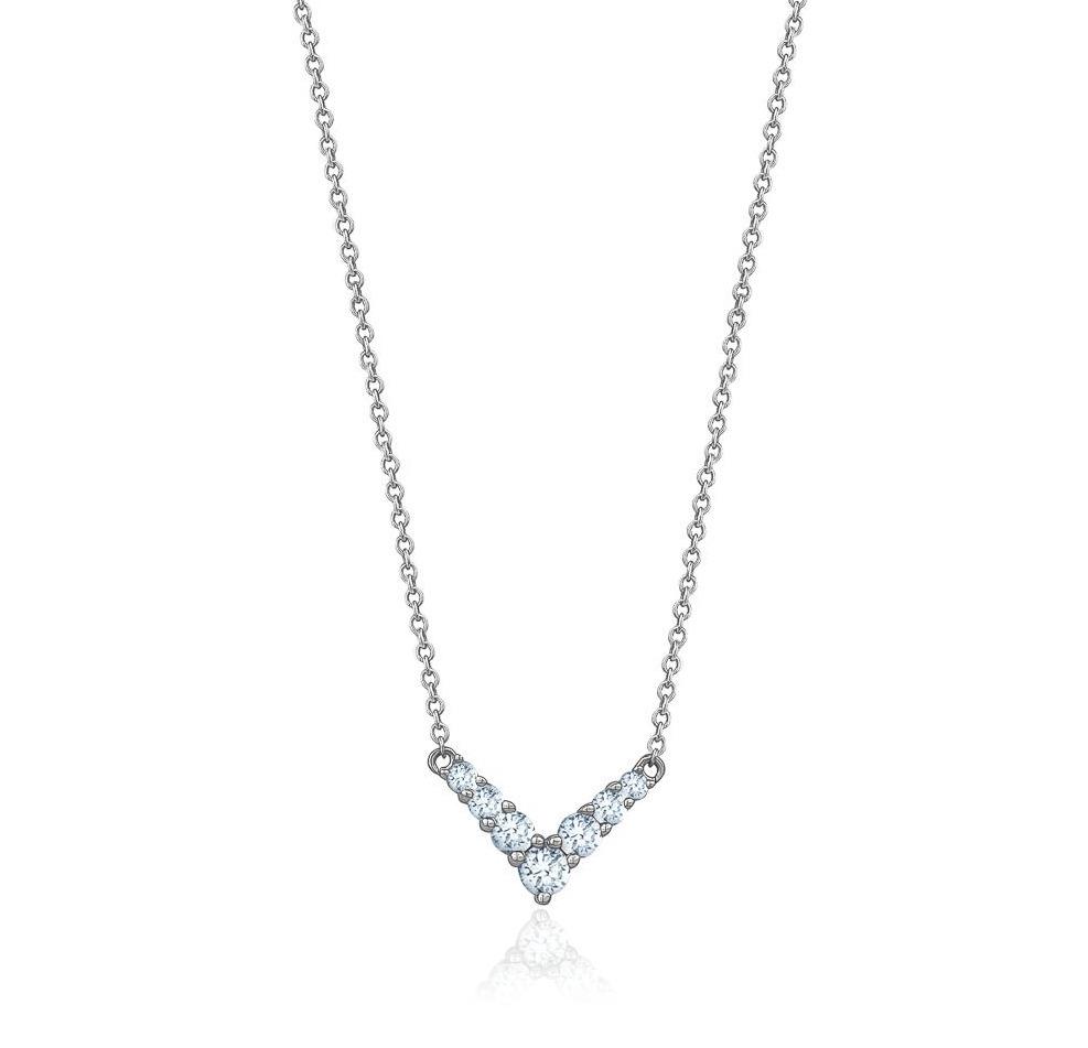 VICTORIA PENDANT (0.35CTW) Necklace Mydiamond 14K WHITE GOLD