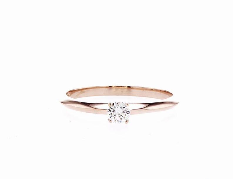 VIVE SOLITAIRE (0.15CTW) Rings Mydiamond 14K Yellow Gold 3.5
