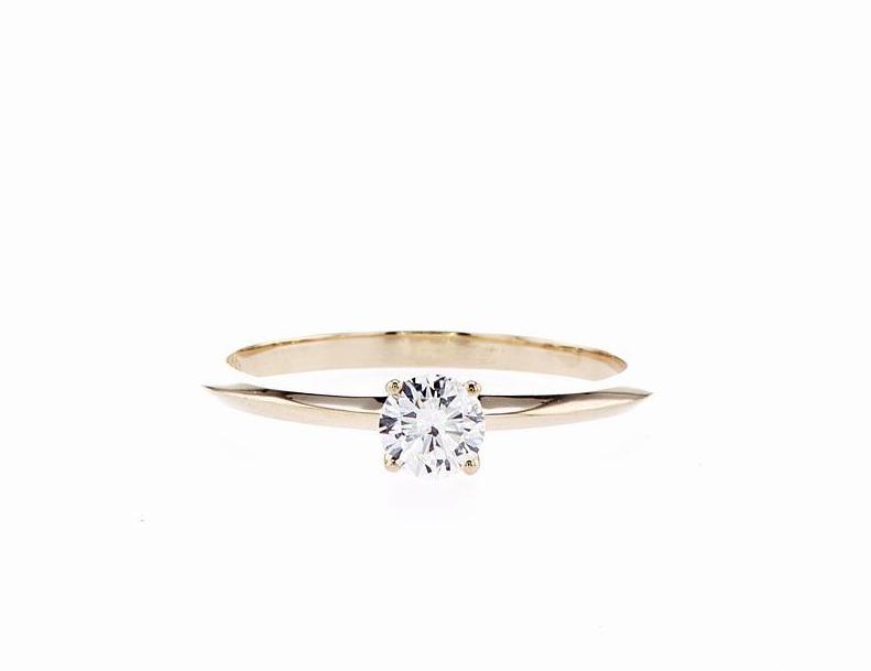 VIVE SOLITAIRE (0.20CTW) Rings Mydiamond 14K Yellow Gold 3.5