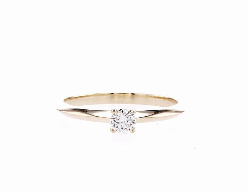 VIVE SOLITAIRE (0.30CTW) Rings Mydiamond 14K Yellow Gold 3.5