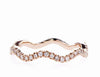 WAVEY STACK RING (0.36CTW) Rings Mydiamond 14K Rose Gold 4.5