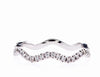 WAVEY STACK RING (0.36CTW) Rings Mydiamond 14K White Gold 4.5