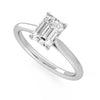 Emerald Lab Diamond 0.50 CTW Solitaire Ring