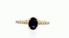 Oprah With Oval Sapphire Ring (1.16Ctw)