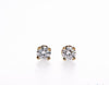 14K Gold Round Diamond Stud Earrings (0.20Ctw) - mydiamond.ca