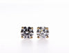 14K Gold Round Diamond Stud Earrings (0.50Ctw) - mydiamond.ca