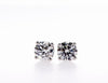 14K Gold Round Diamond Stud Earrings (0.50Ctw) - mydiamond.ca