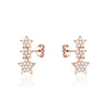3 Star Diamond Earrings (0.20Ctw) - mydiamond.ca
