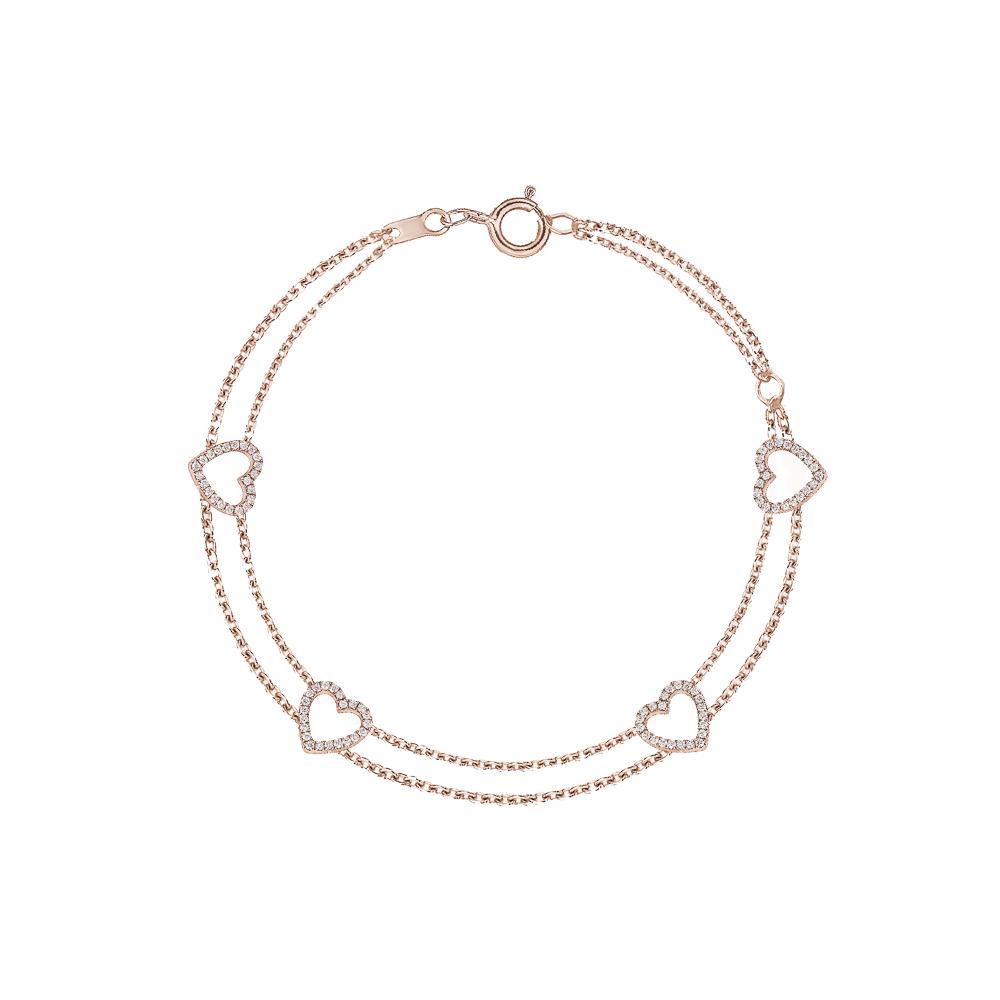 4 Heart Diamond Bracelets - mydiamond.ca