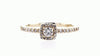 Jennifer Halo Diamond Ring (0.40Ctw)