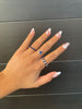 Blue Sapphire Baguette Eternity Ring - mydiamond.ca