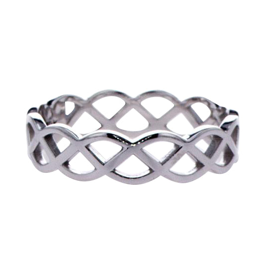 Braid Yay Ring  (Silver)