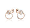 Circle In Circle Diamond Earrings (0.45Ctw) - mydiamond.ca