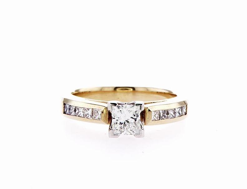 Classic Princess Engagement Ring (0.50Ctw) - mydiamond.ca
