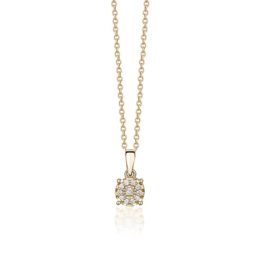 Cluster Diamond Necklace - mydiamond.ca